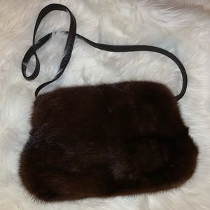 Vintage Mink Muff Bag